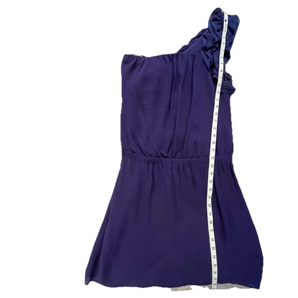 DSQUARED2 100% Silk One Shoulder Ruffled Mini Dress Size 8 Italian MSRP $1,230 - Picture 12 of 12